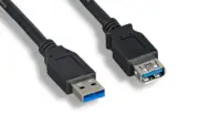 RiteAV USB 3.0 A Male to A Female Extension Cable Extender Cord 3ft