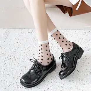 夏季薄款玻璃卡絲水晶襪子 女襪 ins潮數字透明原宿風個性復古中筒襪