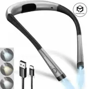 LED Neck Reading Light Usb Rechargeable Read Light in Bed 3 Colors & 3 Brightnes