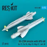 在飛比找Yahoo!奇摩拍賣優惠-RSK-72280蘇聯Kh-23M空地導彈和APU-68掛架