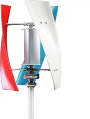3000W Vertical Axis Wind Generator, 110V/220Vwind Turbine with Charger Controller Windmill Generator Suit for Hybrid Solar Wind System(3 Blades)