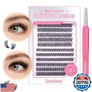 Beetles Lash Clusters 60D 80D Mixed Eyelash Clusters 9-18mm Cluster Eyelash E