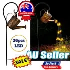 LED Solar Watering Can String Light Shower Outdoor Garden Art Tree Decor Lamp UL