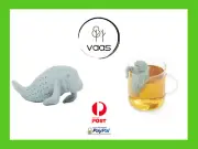 Manatee tea infuser cute silicone strainer loose leaf coffee novelty gift infuse