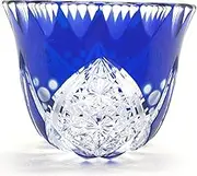(Creative Series) Guinomi Kiriko Glass, Guinomi, Ochoko, Paulownia Box, Kiriko Workshop, Prominumi, Made in Japan, Independent Kiriko Artist Mitsuki Saito