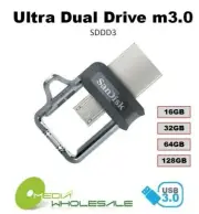 SanDisk ULTRA DUAL USB m3.0 16GB 32GB 64GB 128GB USB OTG Flash Memory Pen Drive