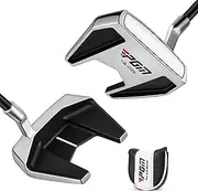 PGM Golf Standing Putter - Golf Putter for Men and Women - Mallet Putter with Stable Low Center of Gravity & Alignment Aid