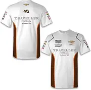 Checkered Flag Sports Justin Allgaier 2025 Traveller #40 Sublimated Uniform Pit Crew T-Shirt