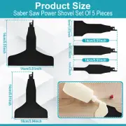 5Pcs Reciprocating Saw Saber Blade Set Carbon Steel Reciprocating Saw lezma