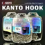 盒裝 100 個 CJ SEIKO KANTO HOOK 超鋒利輕巧的鈦合金釣魚鉤專業治療害羞魚