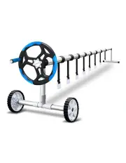 [Aqua Buddy] Swimming Pool Cover Roller in Blue