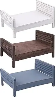 Easy Folding Baby Bassinet Bedside Sleeper - Nest Lounger, Crib, Wooden Vintage Bed Photo Studio Props for Co-Sleeping