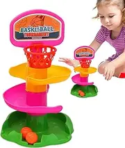 Ball Drop Tower Toy - Basketball Slide Toy Toddler,Early Education Sphere Moving Tower for Parent-Child Interaction
