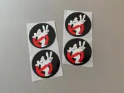4 x 1989 Ghostbusters II Promo Sticker Decals
