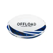 Rugby Ball R100 Training Size 5 - Blue - Snow White | 5 | 8579041