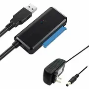 SATA to USB 3.0 Adapter Cable For 2.5” 3.5" HDD SSD SATA III Hard Drive US Plug