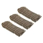 3Pcs Billiard Cue Cleaner Pool Cue Shaft Burnisher Cloth Cleaning Tool, Brown