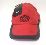 Nike Golf Dri-Fit Coors Light 2012 Cap Hat Red/Black 354062-648 NWT