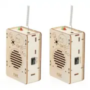 2Pcs DIY Walkie-Talkie Model Science Toys Kids Experimental Tool Kit2256