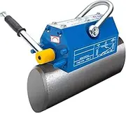 Steel Magnetic Lifter, Permanent Lifting Magnet with Trigger Mechanism and Safety Toggle Slider, for Lifting Sheet Steel, Round Steel, Safety Factor 3.0 (880 lb/400 kg)