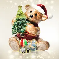 在飛比找momo購物網優惠-【三卡寶精品】歡樂聖誕節-小熊抱聖誕樹晶鑽(珠寶盒)