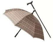 Carbon Fibre Umbrella Cane - Brown