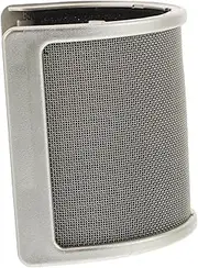GREENADSCAPE U Shaped Microphone Windscreen Cover Durable Metal Mesh Pop Filter Shield for Handheld Mic Recording Effortless Setup Protects From Sprays Particles for Studio Broadcasting Use