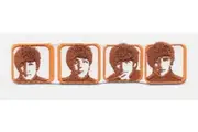 The Beatles Patch Heads in Boxes Portraits Band Logo new Official Woven Iron on
