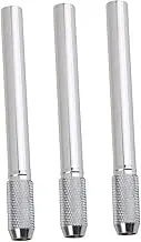 MAGICLULU 3pcs Metal Pencil Sturdy Pencil Holder for Enhanced Grip and Lengthening Portable Drawing Supplies Random Colors for Artists