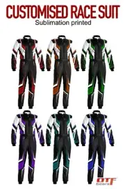 Go Kart race suit Customized sublimation Printed- Summer offer -Limited Edition