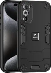 Compatible with Motorola Edge 30 Pro/Edge X30 Case,Compatible with Motorola Edge Plus 2022 / Edge+ 5G UW 2022 Hard PC+TPU 2 in 1 Shockproof Camera Protection Case Covereen Black