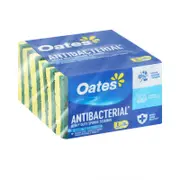 Oates Antibacterial Heavy Duty Sponge Scourers - 6 Pack