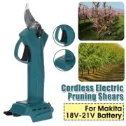 For Makita Battery 30mm Electric Cordless Pruning Shears Scissor Cutter Pruners