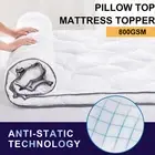 800GSM Mattress Topper Pillowtop Matress Protector All Size Bed Pad Cover