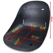 Go Kart Plastic Seat Drift Trike Hover Racing Quad Buggy Cart Golf ATV Seats DIY