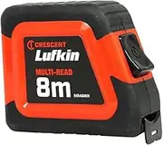 Crescent MR48MN Lufkin Multi Read Tape Measure, 8 Meter Length x 25 mm Width