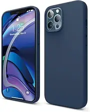 elago Liquid Silicone Case Designed for iPhone 12 Pro Max Case (6.7"), Premium Silicone, Full Body Protection : 3 Layer Shockproof Cover Case (Pacific Blue)