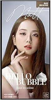 Mise En Scene All New Hello Bubble Foam Hair Colour Kit, 8MB Matte Brown