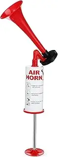 ifundom Handheld Air Horn Red Compressed Air Horn for Boats Parties Easy Push Pump Sports Event Noise Maker