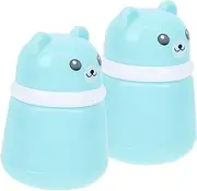 Portable Powder Puff Box Set Pcs Soft Body Powder Puff Non-toxic Plastic