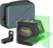 D2 APEX Laser Level with Plumb Points, 100 Ft Self-Leveling Green Cross Line Las
