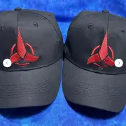 2 pc Lot ~ Star Trek ~ Klingon Emblem ~ Code Red ~ Loot Mission Crate ~ Hat Cap