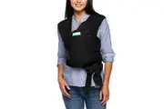 Moby Evolution Wrap Baby Newborn Viscose Adjustable Body Carrier Black