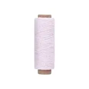 Light-RED [White] Premium Waxed Polyester Thread for Leather Crafting, 1mm x