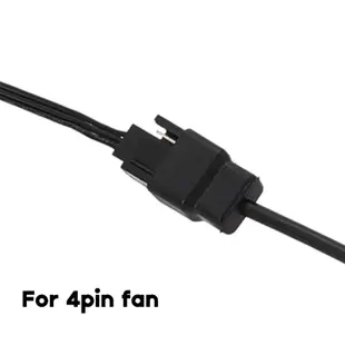 Dou 筆記本電腦風扇電源線 5V USB 轉 4Pin 3pin 電腦風扇電源線