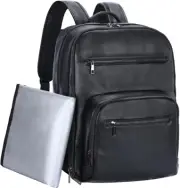 Diaper Bag Backpack, VASCHY Unisex Large Waterproof Vegan Leather Baby Nappy ...