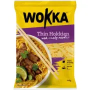 Wokka Thin Hokkien Wok Ready Noodles Pack 440g
