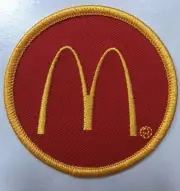 McDonald's patch mcdonalds patch McDonalds patch 2.5" dia. golden arches patch