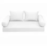 *COVER ONLY*-Style 1 Daybed Mattress Bolster Pillow Covers Knife Edge Full-AD106
