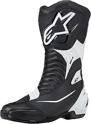 Alpinestars Men's 2223517-12-46 Motorcycle Boot, Black White, 9 UK, Black White, 9 UK